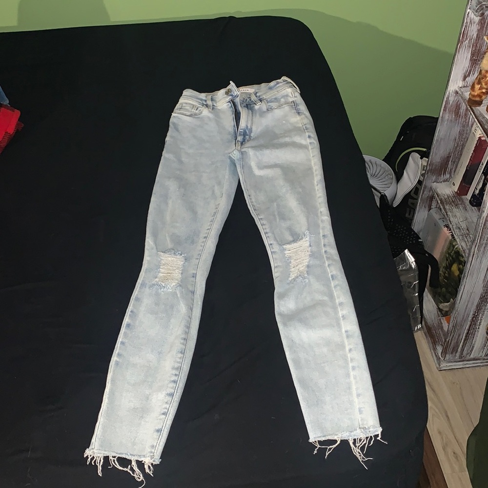 cute blue pacsun jeans